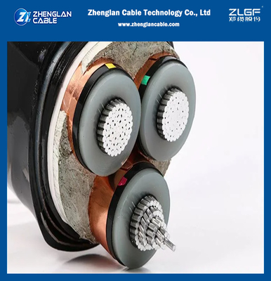 8.7/10 kilovoltios conductor Armoured Power Cable XLPE de Al o del Cu del milivoltio aislaron