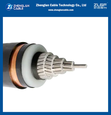 cable de aluminio Unarmored 1x185mm2 BS 6622/BS 7835 del cable de transmisión de 12/20kV milivoltio